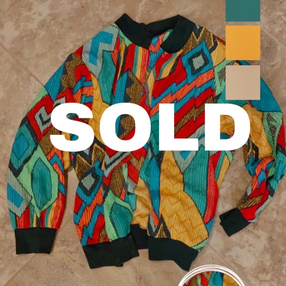 Vintage Multi Colored Breaker (Unisex)